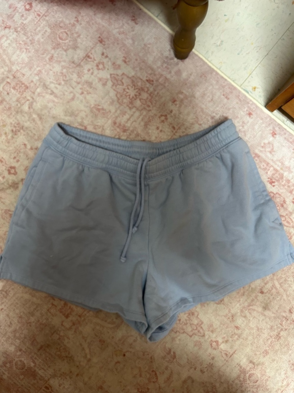 Aeropostale Light Blue Fleece Lounge Shorts
